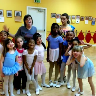 Saturday classes having fun during a break!