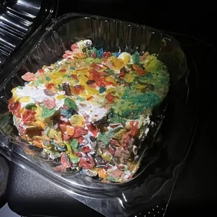 Fruity pebbles cake