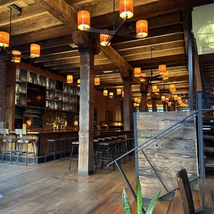 Bar area and entrance