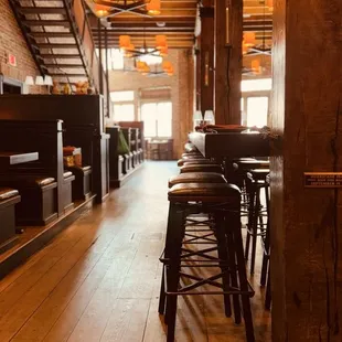 Bar area