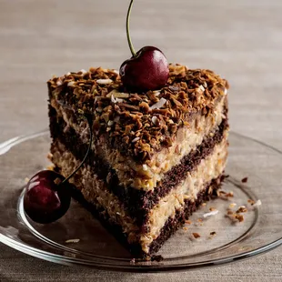 A slice of heaven from the Jack Goes German Chocolate Cake