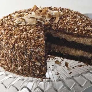 German Chocolate Cake made with Jack Daniels! Think, "something different."