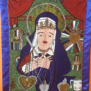 Breathtaking hand beaded spiritual art from Haiti