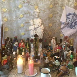 REAL working Voodoo altars!