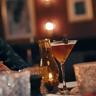 a man and a woman sitting at a table