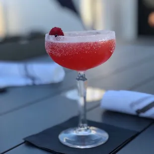 Raspberry lemon drop