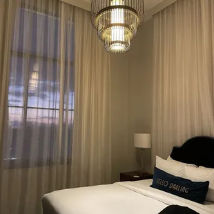 upstairs king room, steps away from the restaurant!