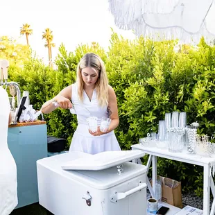 Front Paige Events styled the 2023 White Out, Cool Off In Style. An event industry party at The Dauz by Pour Masters.