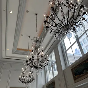 chandeliers