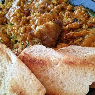 Chicken &amp; chorizo paella