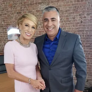 Having a great time working with Barbara Corcoran in New York!