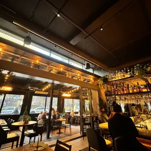 Bar and covered patio