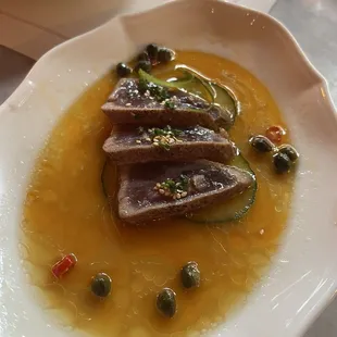 Seared Yellowfin Tuna Salad