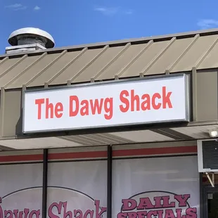 the front of the restaurant