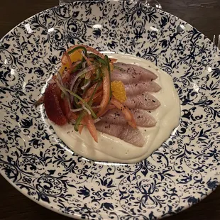 Crudo appetizer