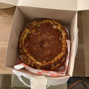What the pizza looked like