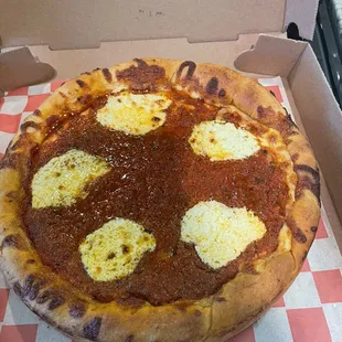 Chicago style deep dish cheese