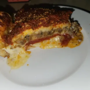 Melty deliciousness.... Sausage/pepperoni.