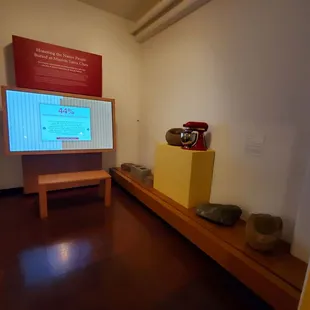 Downstairs exhibits