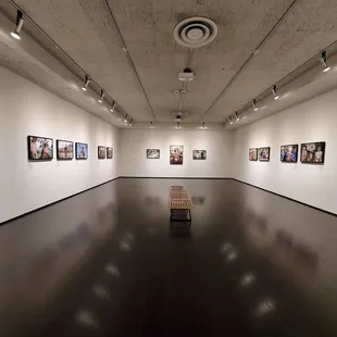 Main level (upstairs) exhibits