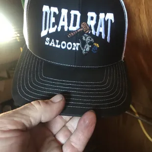 a hand holding a hat