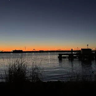Sunset from the restaurant