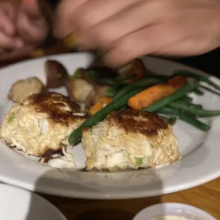 Double Twin Crab Cakes