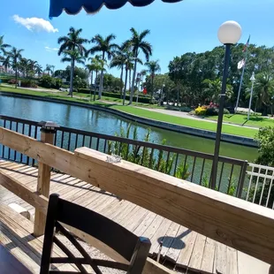 Views from the side of the deck