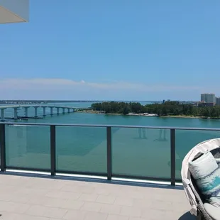 outside