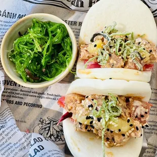 Ahi Tuna Bao Tacos