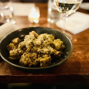 Gnocchi and Prosecco