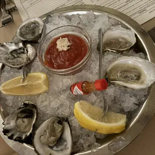 Oysters on the half shell $18