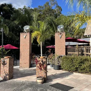Entrance to the patio.
