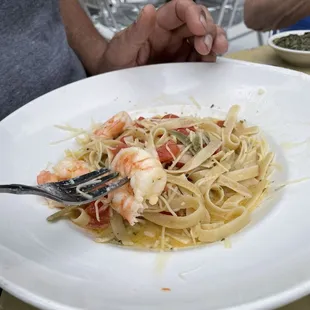 Shrimp Scampi pasta
