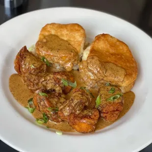 a plate of food on a table