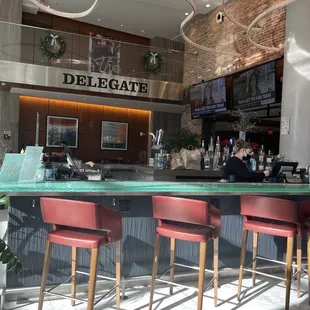 Bar area