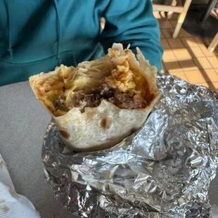 Steak Breakfast Burrito