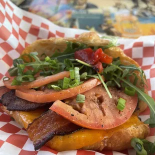 Bacon N Cheddar Croissant