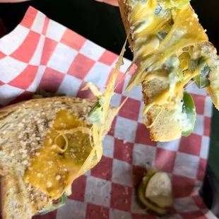 Jalapeno Popper Grilled Cheese Panini