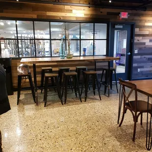 Open space and seating