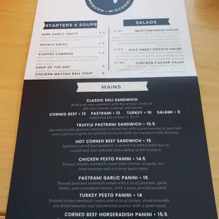 Menu Dec 2021