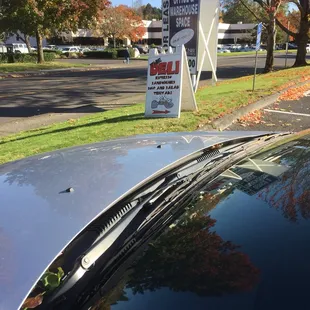 Street sign that marks the spot