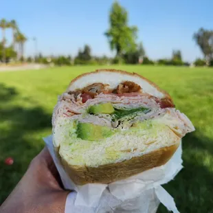 Smoked turkey Avocado sandwich