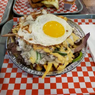 Philly cheesesteak fries!