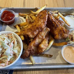 Fish and Chips -  very good!