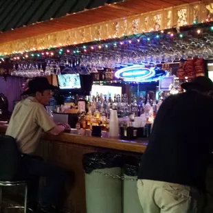 people sitting at a bar