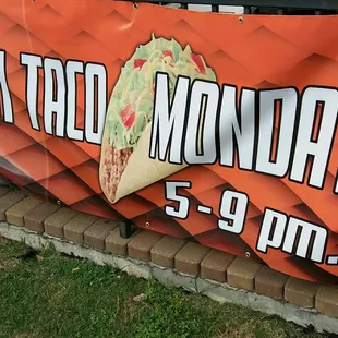 $1 Tacos every Monday!