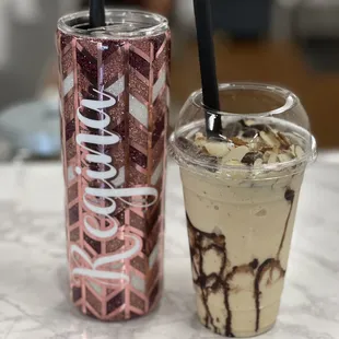 My Piccadilly drink all time fav ! And the white snickers shake with a little extra chocolate on top just the way I like it
