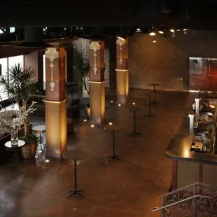 the interior of a restaurant
