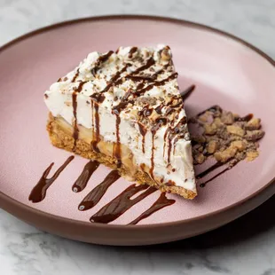 BANNOFFEE PIE - Caramelized Bananas, Graham Cracker Crust, Toffee Bits, Whipped Cream